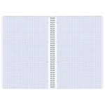 Тетрадь А4, 96 л., BRAUBERG, гребень, клетка, обложка картон, "CONTRACT", 400529