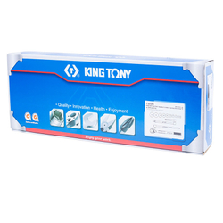 KING TONY (6014MR) Набор торцевых головок с принадлежностями 3/4", 12-гранные, 22-50 мм, 14 предметов