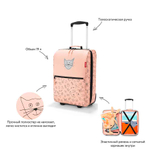 Чемодан детский trolley xs cats and dogs rose