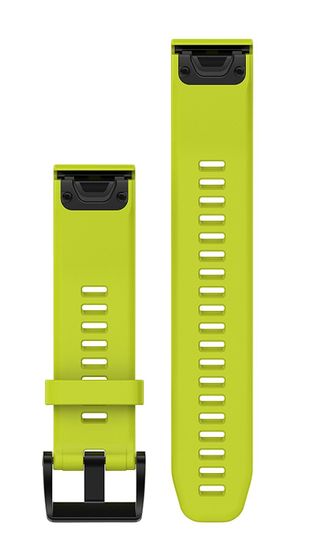 Ремешок силиконовый QuickFit 22 для Garmin Fenix 5 (салатовый) 010-12496-02