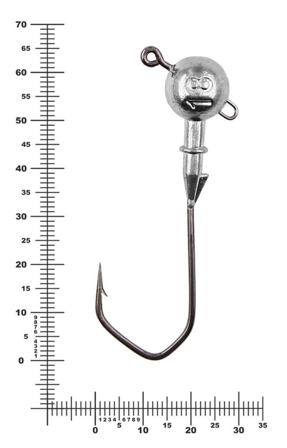 Джиг некрашеный Stinger Eye Jig, крючок Vido Craft VD-079 5/0 (3шт/уп)