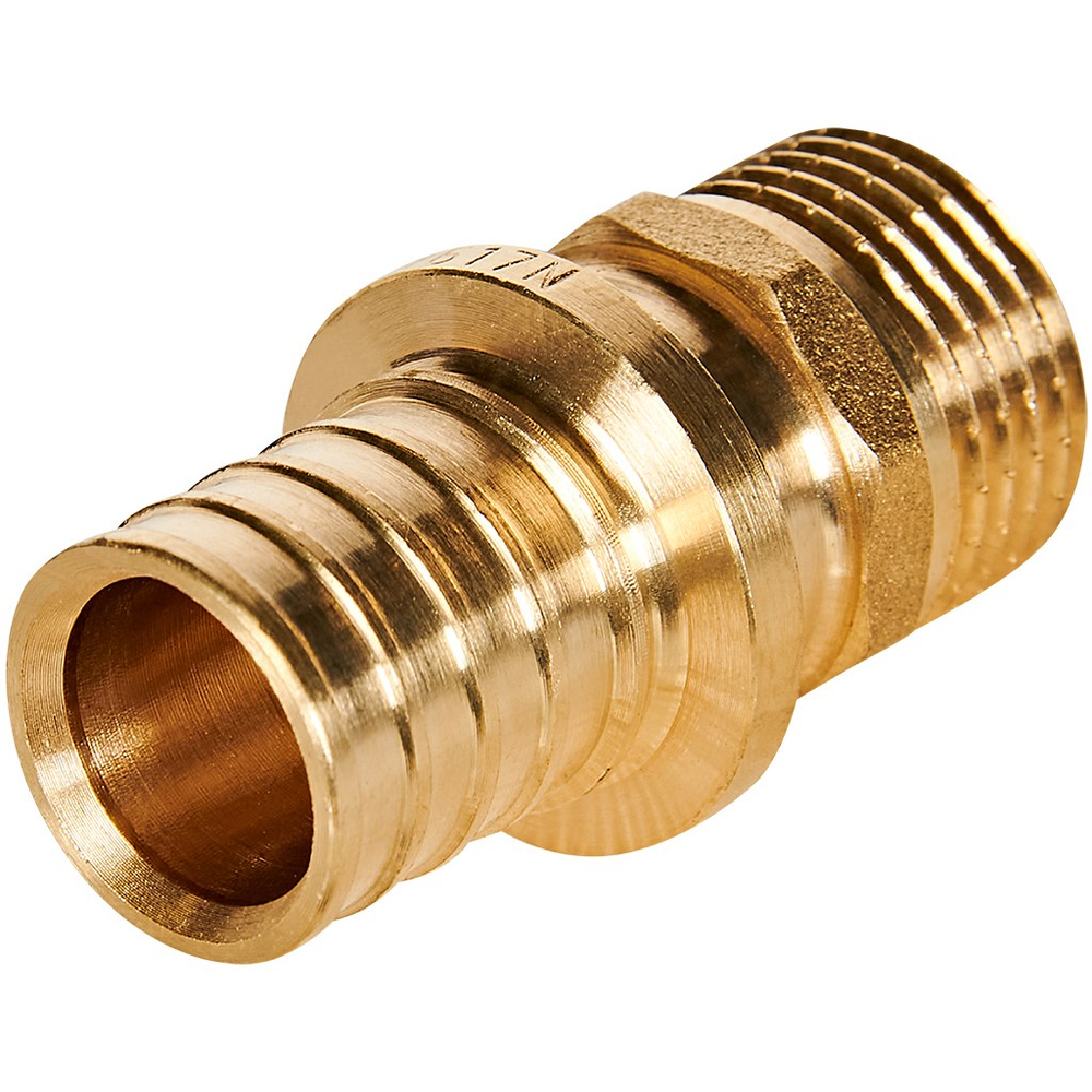 Переход на наружную резьбу ROMMER - 20 x 1/2" (для трубы из сшитого полиэтилена)