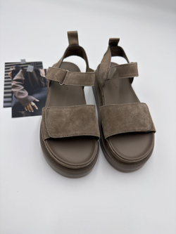 Босоножки женские натуральная кожа арт. PEXL 253-6 цвет "хаки"