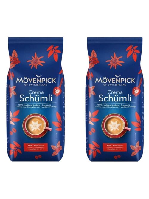 Кофе в зернах Movenpick Schumli 1000 г, 2 шт