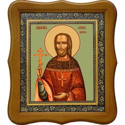 Борис Назаров, пресвитер, священномученик. Икона на холсте.