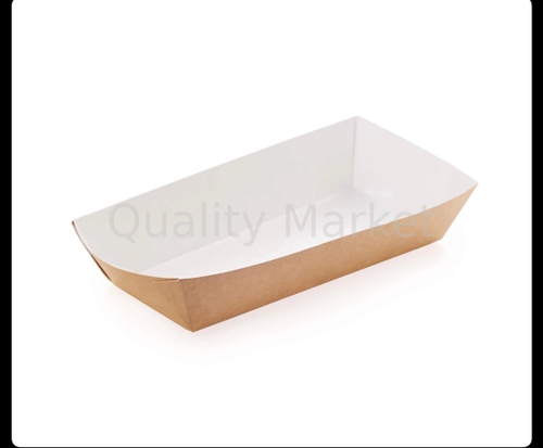 Упаковка для бургеров, картофеля фри ECO TRAY 800 (300 шт./кор.)