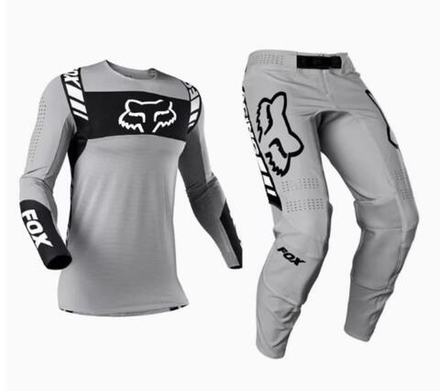 костюм кроссовый Fox style 180 серый M