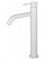 Смеситель для раковины высокий WONZON & WOGHAND, Белый матовый (WW-H1062-MW)