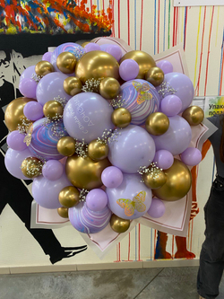 Вау букет в сиреневой гамме, размер XL