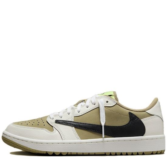 Premium Кроссовки Nike x Travis Scott Air Jordan 1 Low Golf 6.0