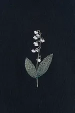 Худи Гербарий Ландыш Light Темно-зеленый