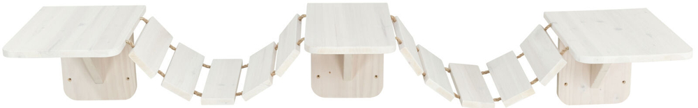 Лестница для кошки, с креплением на стену, 150 х 30 см, белая, Trixie