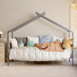 Кровать домик Джульетта 90х200, деревянная