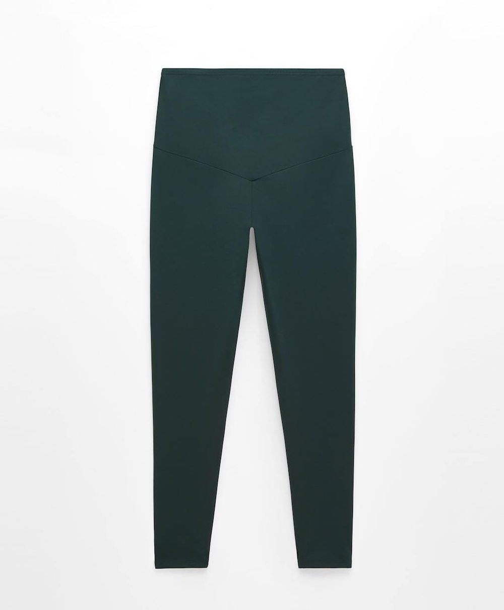 OYSHO Удобные легинсы для будущих мам, зеленый