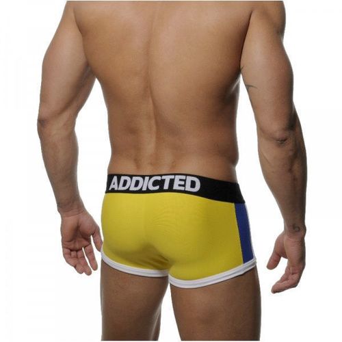 Мужские трусы Addicted Boxer боксеры сине-желтые