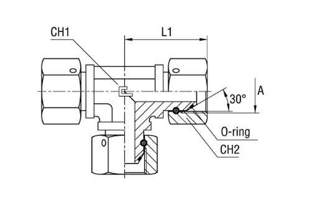 Соединение PSNT BSP 3/8&quot;