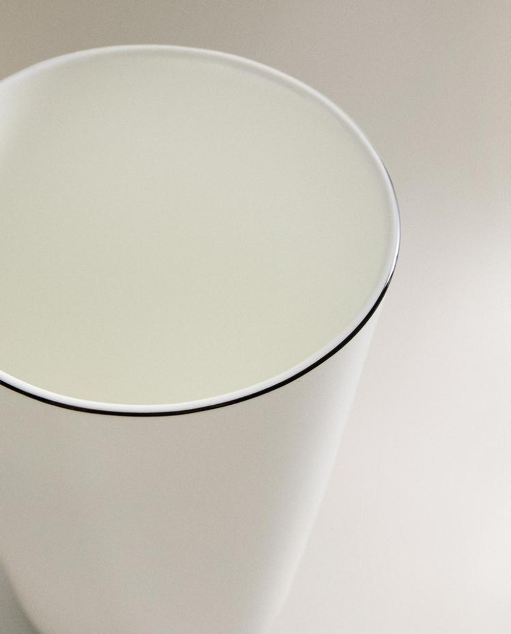 ZARA HOME ФАРФОРОВЫЙ СТАКАН ДЛЯ ЗУБНЫХ ЩЕТОК, БЕЛЫЙ