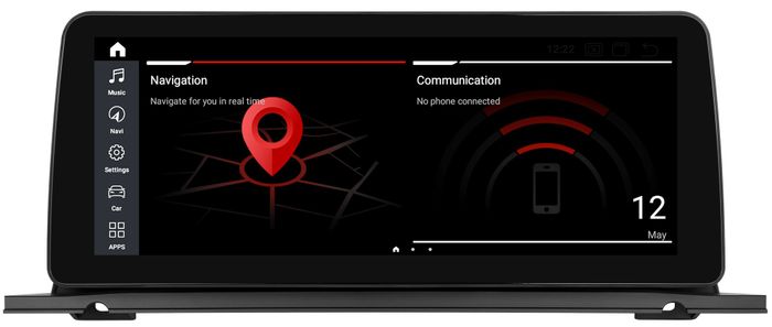 Магнитола для BMW 5 GT (F07) 2009-2013 CIC - RDL-1258 монитор 12.3" на Android 13, Быстрая, CarPlay, 4G SIM-слот
