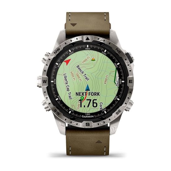 Умные часы Garmin MARQ Adventurer (Gen 2) - Damascus Steel Edition