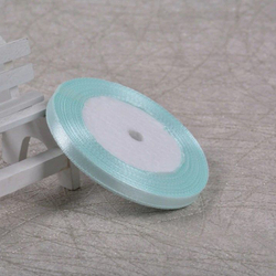 Лента атласная 6 мм(23 метра, цвет №11   нежно-голубой)