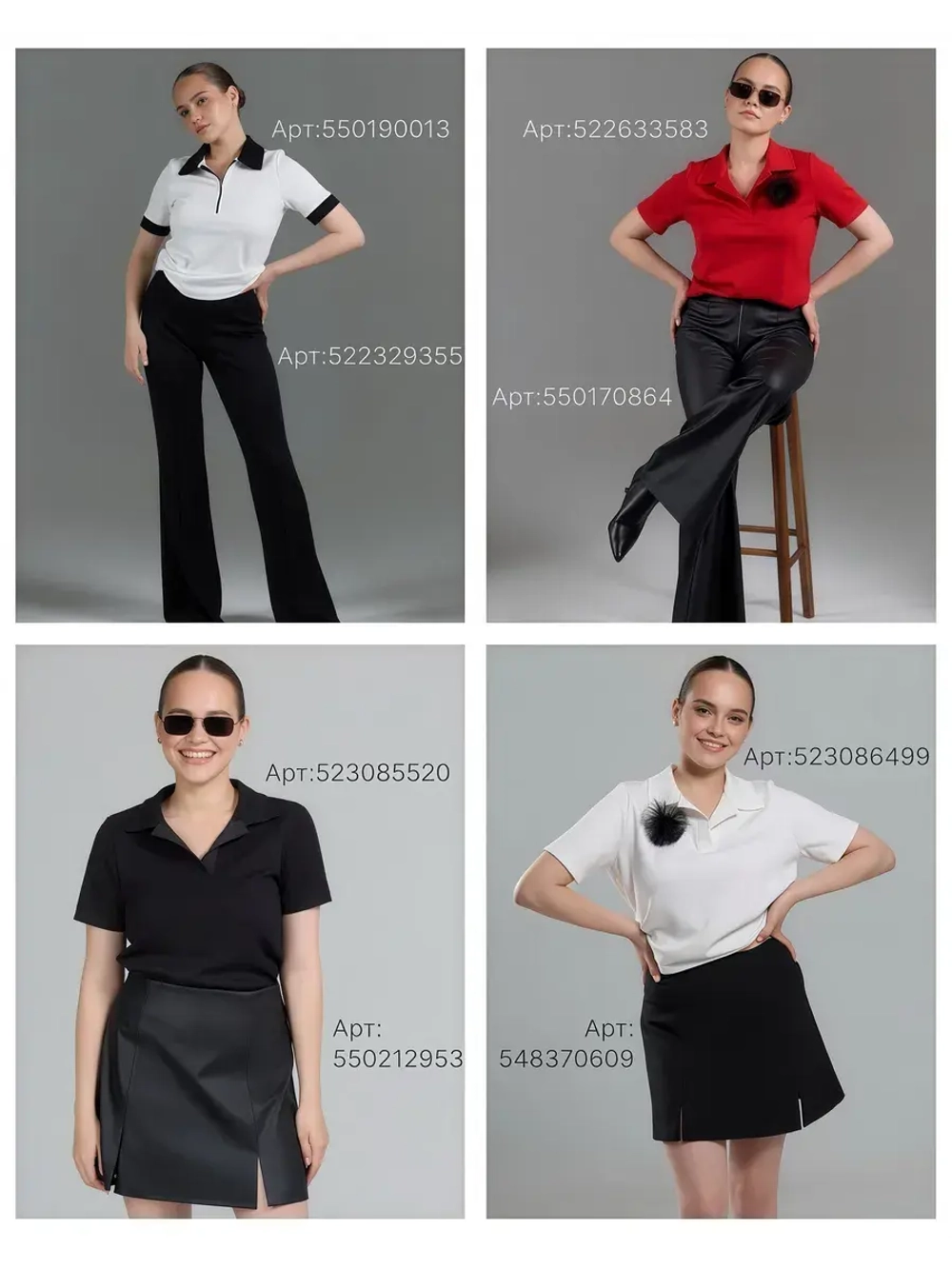 Футболка поло из вискозы праздничная