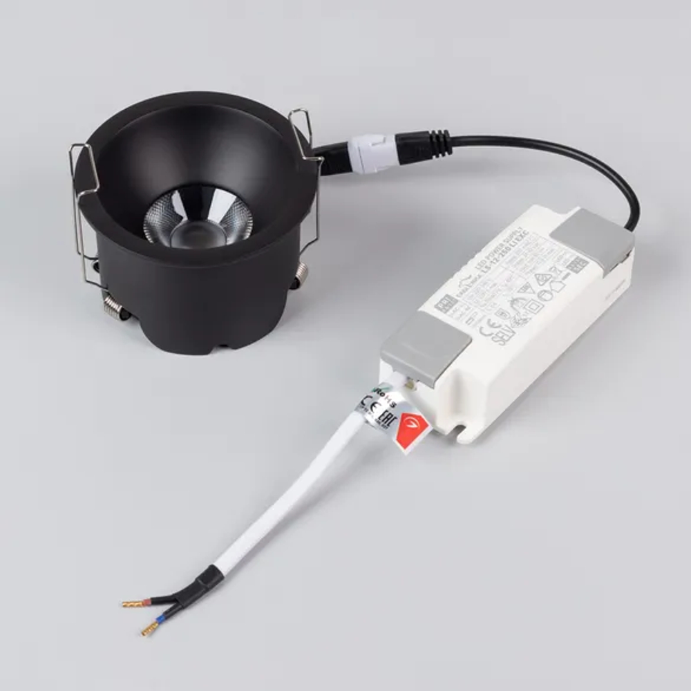 Светильник MS-HARBOR-R82-10W Day4000 (BK, 50 deg, 230V) (Arlight, IP20 Металл, 5 лет) 048283