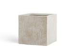 Кашпо TREEZ ERGO - серия Cork - Куб - Белый песок