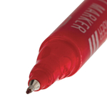 Маркер перманентный двусторонний STAFF "Manager" PM-625, КРАСНЫЙ, наконечники 0,8 мм/2,2 мм