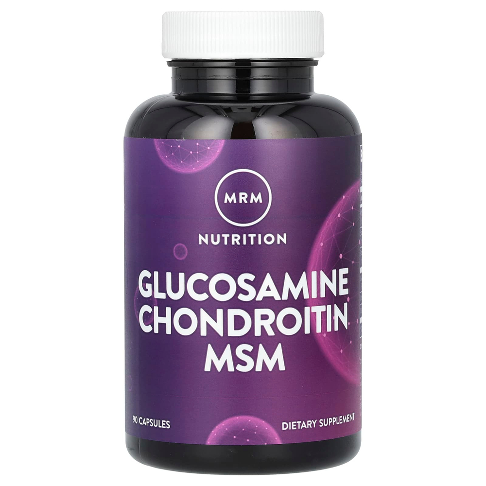 MRM Nutrition, глюкозамин с хондроитином и МСМ, 90 капсул