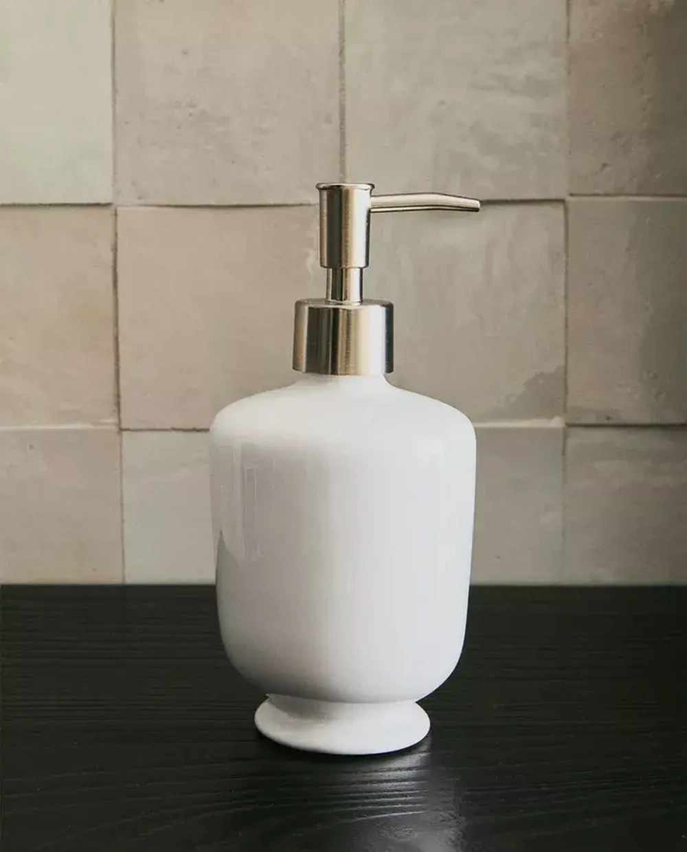 ZARA HOME ДОЗАТОР МЫЛА ИЗ КЕРАМИКИ, БЕЛЫЙ