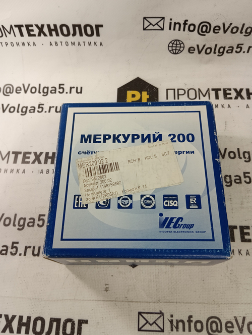 INCOTEX Электросчетчик Меркурий 200.02 5-60А/220В новое