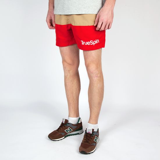 Шорты TRUESPIN Swimming Shorts Splash Two Beige/Red