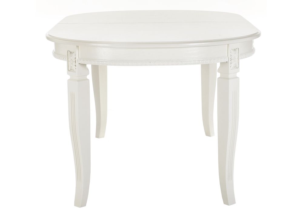 Стол Aviano 160(205)х100х76 молочный