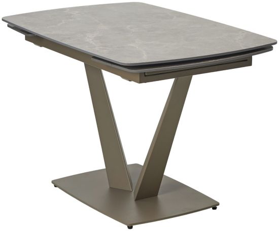 Стол ALATRI 120 MATT LATTE STONE SOLID CERAMIC / TAUPE