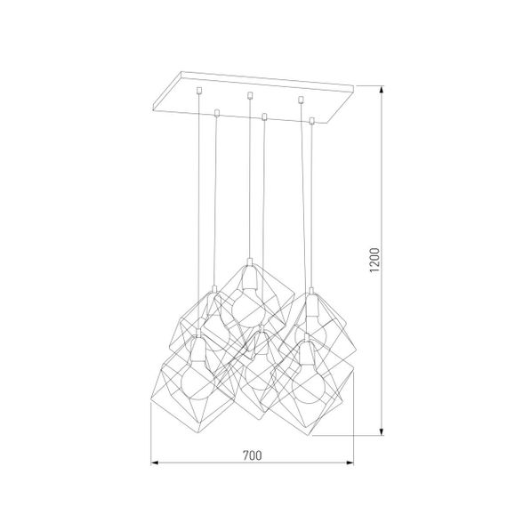 Подвесной светильник TK Lighting 191 Alambre