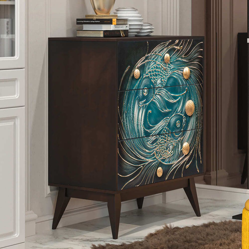 Ручка мебельная Лагуна 90 Амбер