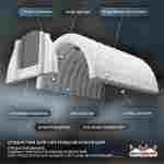 Быстровозводимый мобильный ангар «Экспресс-Укрытие», 35×15×10 м