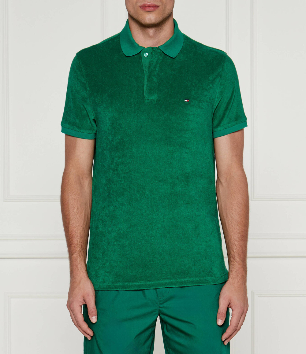 Поло Tommy Hilfiger - зеленый(MW0MW30770)