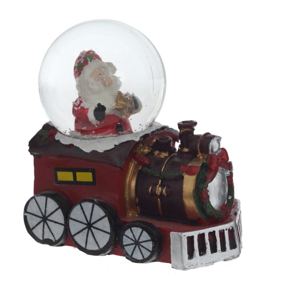 GAEM Фигурка декор в стекл шаре"Дед Мороз/Снеговик" (подсвет, LR44x2), D 5 см, L7,5 W5 H8 см, 3в.