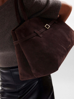 Сумка Manu Atelier Le Cambon 35 Deep Brown Suede