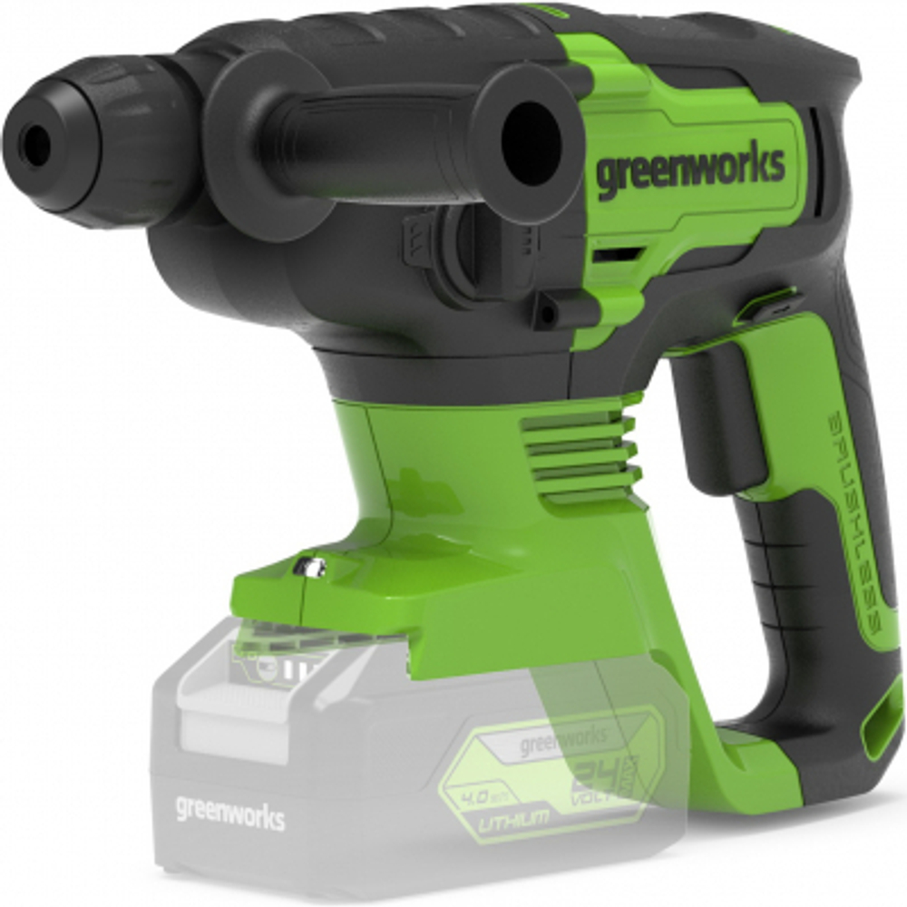 Перфоратор Greenworks GD24SDS2 (3803007) без АКБ и ЗУ