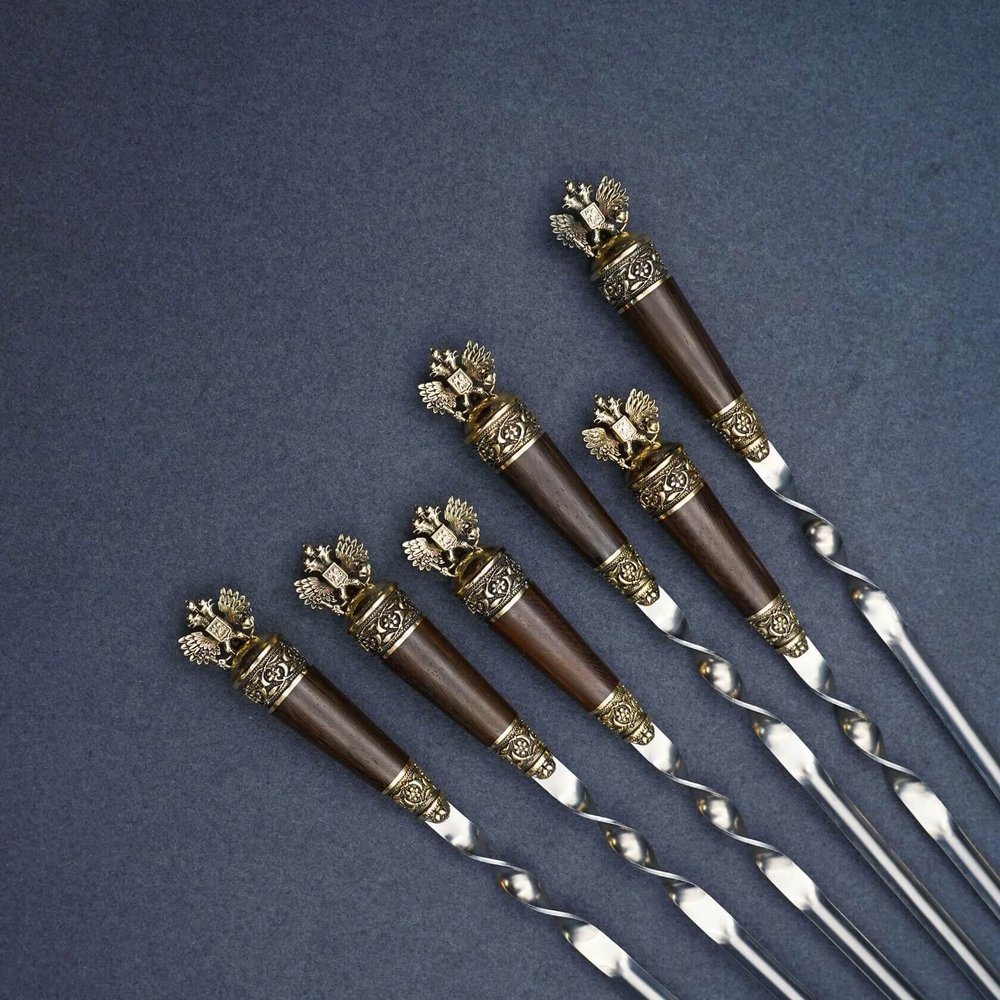 Подарочный набор шампуров "Герб"