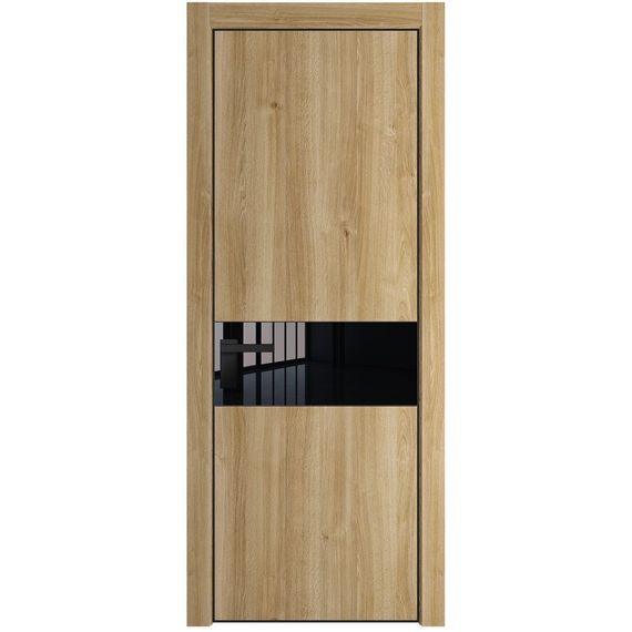Межкомнатная дверь Profil Doors 17NA дуб карамель остеклённая