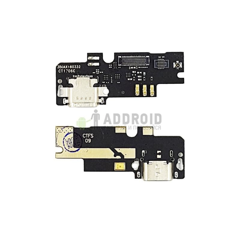 Нижняя плата для Xiaomi Mi4c с разъемом зарядки (usb) и микрофоном