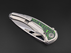 Складной нож Whale M390 Jungle Wear carbon