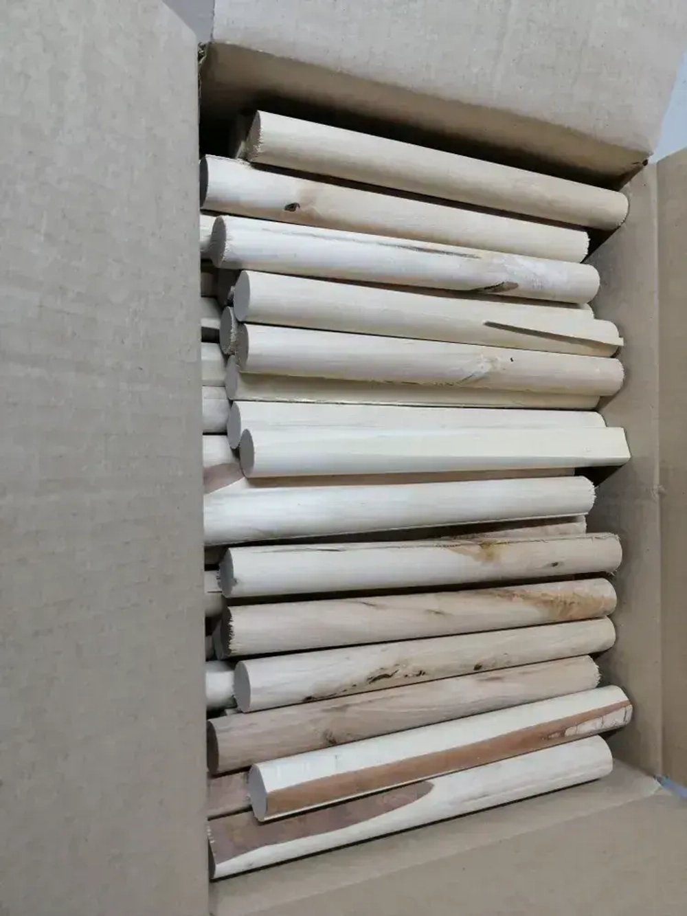 Нагель-шкант 1-2-3 СОРТ. Толщина 25мм длина 25см 150 штук. Березовый сухой.