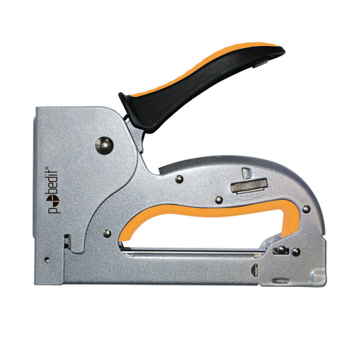 Степлер мебельный метал. (скобы 4-14мм), Pobedit