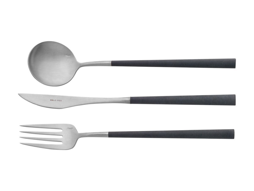 Набор столовых приборов на 6 персон 24 предмета Belo Inox Neo Black