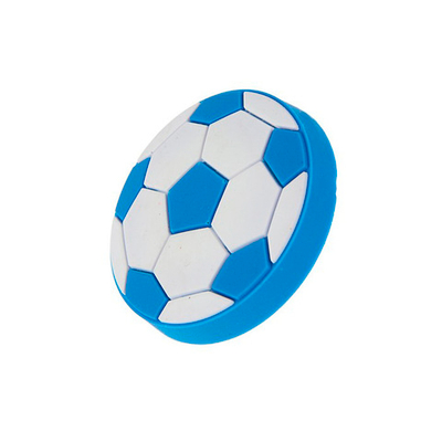 Ручка кнопка детская KID 014 "Футбольный мяч" резиновая 2602945