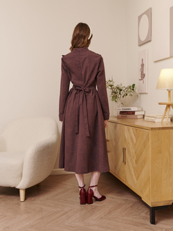 Платье с вшитой манишкой